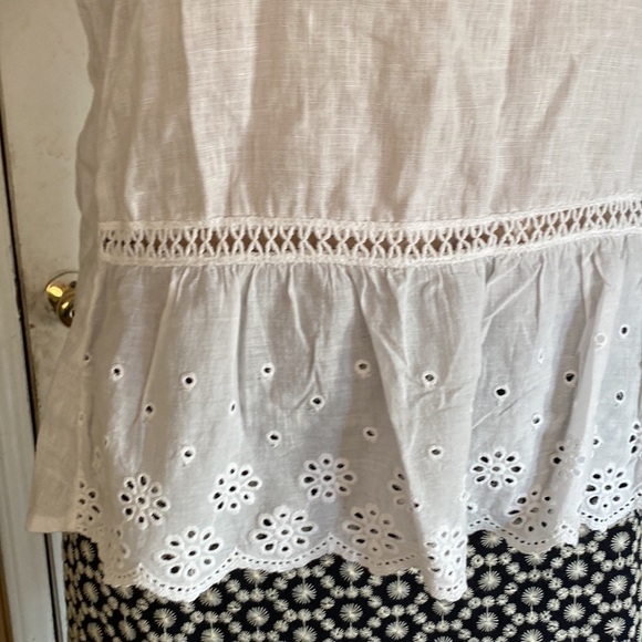 Terri millenio linen top. Made in Italy - Picture 2 of 7